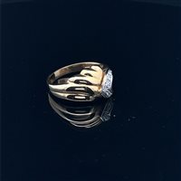 Ring Cianfrone Gioielli Woman Vintage in Gold Diamante 0.12 Ct ANOR-135-198 - ANOR-135-198